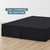 Bare Home California King Bed Skirt - 15-Inch Tailored Drop Easy Fit - Bed Skirt for Cal King Beds - Center & Corner Pleats (Cal King, Black)