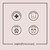 Organics Black and Copper Wallpaper