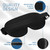 100% Silk Sleep Mask for A Full Night's Sleep | Comfortable & Super Soft Eye Mask with Adjustable Strap | Works with Every Nap Position | Best Sleeping Aid/Blindfold/Gift, Blocks Light Jersey Slumber