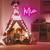 ATTNEON Mia Neon Sign for Wall Decor, LED Name Light for Kids Bedroom, Birthday Party Decor, Size 8.7 * 6.3 inch (JTLD014-8)