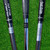 Personalized Golf Club Name Labels (30 Labels) - Custom Waterproof Name Stickers for Golf Clubs (Silver with Black Text)