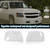 PIT66 Headlight Cover Compatible with Chevy Tahoe Suburban 1500 2007-2014/Fit Chevy Avalanche Suburban 2500 2007-2013 Left Driver and Right Passenger Side Clear