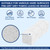 2 Pack Pumice Stone for Toilet Cleaning, Extra Long Handle for Removing Bowl Ring, Pool, Bathroom, Toilet Brush (White)