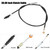 YOXUFA 7/8'' Left Clutch Lever Handle Cable for SSR 50cc 70cc 90cc 110cc 125cc 150cc Apollo RFZ DBX18 TaoTao DB17 DB27 Coolster M-125 Baja X-pro Thumpstar Kayo Xmotos Chinese Pit Dirt Bike Parts Black