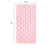 Sheet for Regalo My Cot Portable Toddler Bed, Joovy Travel Cot (Sheet Only, Bed not Included), Quilted Soft Padded Cover, Pink, 48''×24.5''