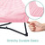 Sheet for Regalo My Cot Portable Toddler Bed, Joovy Travel Cot (Sheet Only, Bed not Included), Quilted Soft Padded Cover, Pink, 48''×24.5''