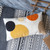 VANNCIO Lumbar Throw Pillow Cover, Boho Tufted Mid Century Rectangle Pillowcase for Modern Bedroom Living Room, Abstract Textured Cushion Sham, 12x20 inch, 1PCS (Yellow Orange)