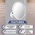 MIRRORVANA 3X Magnifying Round Shower Mirror for Fogless Shaving with Strong and Sticky Suction Cup, Shatterproof Surface and 360° Swivel - 6.7" Diameter
