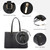 LOVEVOOK Laptop Tote Bag for Women 15.6 Inch Waterproof PU Leather Computer Bags for Business Office Work Briefcase