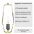 8 9 10 11 12 inch Lamp Shade Harp Holder, ALUCSET Adjustable Lamp Harp Kit, Fit Both Standard Lamp Rod and E14 E26 E27 Light Base UNO Fitter Adapter Converter Finial Set, Lampshade Bracket