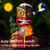 Yiosax Outdoor Garden Decor-Christmas Tiki Totem Statues Light Beautiful Gift-Giving for Your Indoor Christmas & Holiday Decorations（9.65“）