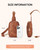 Telena Crossbody Bags for Women Leather Cross Body Sling Bag for Woman Travel Mocha Brown