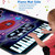 QShark 2 in 1 Kids Music Learning Toys for Boys Girls, Drum Set + Piano Mat | Record & Playback, Built-in Songs, 8 Instrument Sounds, 24 Keys, Christmas Birthday Gifts for Toddler 3 4 5 6 7 8 Years