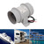 Luqeeg 12V Silent Inline Blower for Boats, in Line Marine Bilge Air Blower, 3 Inch Water Boat Blower Fan Fan, 145 CFM Air, for Yachts Boats Air Circulation