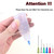 20 Pack Dispenser and 30ml+50ml Glue Bottle, 1ml, 3ml, 5ml, 10ml Glue Dispenser, 14ga, 16ga, 18ga, 20ga, 22ga, 25ga Dispensing Accessories and Caps, for Refilling