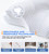 Osteo Cervical Pillow for Neck Pain Relief, Hollow Design Odorless Memory Foam Pillows with Cooling Case, Adjustable Orthopedic Bed Pillow for Sleeping, Support for Side Back Sleepers