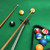 Skylety Retractable Billiard Cue Stick Bridge with Bridge Head, Snooker Set Billiard Pool Cue Accessory for Pool Table(Sponge Cover)