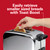 Hamilton Beach Retro Toaster with Wide Slots, Sure-Toast Technology, Bagel & Defrost Settings, Auto Boost to Lift Smaller Breads, 2 Slice, Polished Stainless Steel (22782)