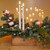 IMAGE 12 Pcs Flameless Taper Candles with Remote, Battery Operated 3D Wick Ivory Taper with Timer Flickering Function for Home, Wedding, Birthday Decoration Warm White with 325 ft Fishing line