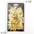 Micomon 50pcs 1-Inch Mini Gold Bows for Crafts Metallic Ribbon Bows Appliques Christmas Ornament Embellishment Decoration(Gold)
