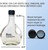 Cornaby's Clear Glass Storage Juice Bottles with Lid | European Style | Salad Dressing Container Set of 3, 8 Oz | Perfect for Gourmet Gift Giving | Homemade Oil Cruet, Syrup Dispenser