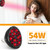 Zarbaha Red Light Therapy Lamp, 18 LED, 54W, Infrared & Red Light Combo Device for Face & Skin Health, Pain Relief