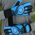 K-LO Goalkeeper Gloves: Savage Rise Soccer Goalie Gloves - Blue Size 5 (Unisex, Youth, Kids & Adult) - Fingersaves for Protection | Strong Grip Palm