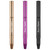 Retractable Dual End Lip Brush Concealer Brush with Cap, Lipstick Eyeshadow Foundation Makeup Brushes Gold, Black, Purple