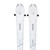 Arkorus [NEW] (8 PCS) Ski Wall Mount Storage – Edge-Safe hanger, Modern Floating Vertical Rack, Clip Hook Holder to Securely Store, Hang and Display Skis, Space-Saving Skiing Equipment Organizer