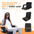 nalone Folding Stadium Seat, 20.5 in Wide Stadium Chairs for Bleachers Stadium Seat Bleacher Chairs Portable with Back Supports Thick Padded Cushion Armrests Reclining