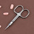 JARVISTAR Small Cuticle Scissors for Nail: Multipurpose Stainless Steel Curved Blade for Women Beauty Grooming Manicure, Pedicure, Fingernail, Toenail, Eyelash, Eyebrow, Dry Skin, 3.66 Inch
