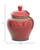 Ginger Jar Decorative Jar Ancient Chinese Imperial Enamel Porcelain (Small, Red)