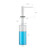 AguaStella ASF026W Bulit in Soap Dispenser Shiny White for Kitchen Sink with Soap Bottle Countertop Pump