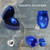 Small Keepsake Urns Comes with Heart Box w/Light (Battery Replaceable)- Best Memorial Gifts for Loss of Loved One - Mini Cremation Urn w/Urn Necklace - Miniature Ashes Holder Tiny Sharing Token Urn