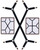 FIBOOMERANG Bed Sheet Straps - Crisscross Fitted Sheet Clips and Sheet Holder Elastic Bands Bedsheet Fasten Suspenders Grippers, 2Pcs/Set Black
