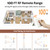 SURAIELEC Wireless Light Switch and Receiver Kit, 15A High Power, No Wiring, No Interference, 100ft RF Range, Expandable Remote Control Wall Switches for Lamp, Ceiling Light, Fan, Outdoor Lighting