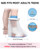 Waterproof Foot Cover for Shower Adult, Foot Cast Covers with Non-Slip Padding Bottom, Watertight Ankle Foot Cast Protector for Surgery Bandage Dressing Wound, Reusable