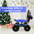 i Cover Garden Cart Rolling Stool with Four Wheels and Tool Bag, Stable Workseat Sturdy Carts Adjustable Seat Height and Direction, Gardening Helper, Dark Green