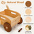 Woodtoe Wooden Baby Walker, Adjustable Speed Baby Push Walker, Montessori Push Toys for Babies Learning to Walk, Educational Walking Toys Gift for Toddler Boys Girls 1 2 3 Years Old