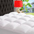 ABENE Queen Size Mattress Topper for Back Pain Relief, Extra Thick Mattress Pad Pillowtop, Soft Plush Mattress Cover Bed Topper with Deep Pocket, Overfilled Down Alternative Filling, White