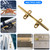 VEITHI Boat Cleat, Brass Color Dock Cleats 6 inch, 316 Stainless Steel Rope Cleat Open Base 4 Pack, Boat Cleats for Boats, Boat Dock Cleats Mooring Cleat for Boat/Yacht/Deck VEITHI Boat Cleat, Brass Color Dock Cleats 6 inch, 316 Stainless Steel Rope Cleat Open Base 4 Pack, Boat Cleats for Boats, Boat Dock Cleats Mooring Cleat for Boat/Yacht/Deck