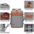 Lumesner Carry on Travel Backpacks, Extra Large 40L Flight Approved Bag for Men & Women,Expandable Suitcase Backpack With 4 Packing Cubes,Water Resistant Luggage Daypack Business Weekender Bag, Grey