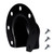 JMCHstore Upgraded Stock Muffler Exhaust Deflector For Predator 196cc 212cc, Honda GX160 GX200 5.5HP 6.5HP Engine Motor, Coleman Mini bike CT200U BT200X, Baja MB200, Black Muffler diverter