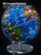 Waldauge Illuminated World Globe with Stand, 9" Earth Globes with Stable Heavy Metal Base for Kids Classroom Learning, LED Constellation Globe Night Light with HD Printed Map