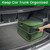 YOREPEK 2 Layer Golf Trunk Organizer Storage for 2 Pair Shoes, Car Trunk Storage with Adjustable Dividers Separate Compartments for Golf Supplies, Gloves, Balls, Tees, Cool Gifts for Golfers, GREEN