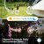 Outdoor Dimmer for String Lights – 560W Dimmer Plug with 24H Cycle Timer & Memory, IP65 Waterproof Plug in Dimmer Switch with 100FT Remote for Dimmable Patio LED Bulbs, Edison Lights, Indoor Lamps