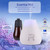 HAPPTWS Essential Oil Diffuser - Waterless Diffuser 3 Timer Settings Battery Powered for Bedroom Yoga Room Toilet Pet Room White