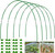 Garden Hoops for Raised Beds, 25pcs Greenhouse Hoops,Fiberglass 2- 8ft, Garden Tunnel with 15 Clips, Detachable Hoop House Frame for Row Cover,Garden Netting, Plant Covers
