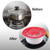 Thicken Silicone Boil Over Spill Safeguard - FDA Food Grade Stopper Lid, BPA-free Instant Pot Cover, Fits Openings 6" to 10" in Diameter (Gray)