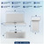Five Oceans Boat Glove Box, Lockable with 2 Keys, High-Impact and UV-Resistant White ABS Palstic - FO2894